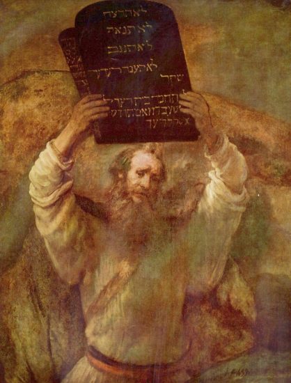 Moses Breaking the Tablets of the Law
