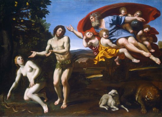 The Rebuke of Adam and Eve, Domenichino, 1626, National Gallery of Art (Washington)