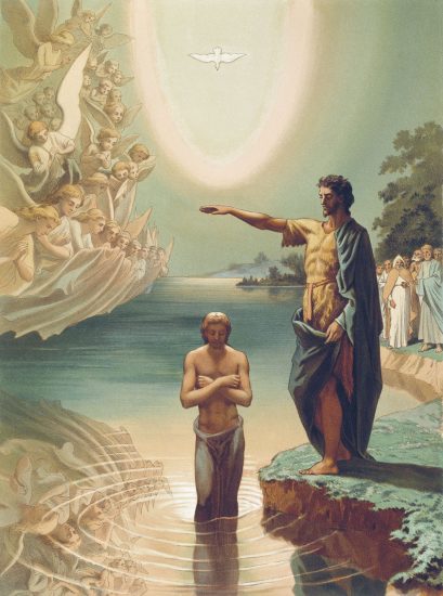 The Baptism of Christ, Grigory Gagarin, c. 1840–1850
