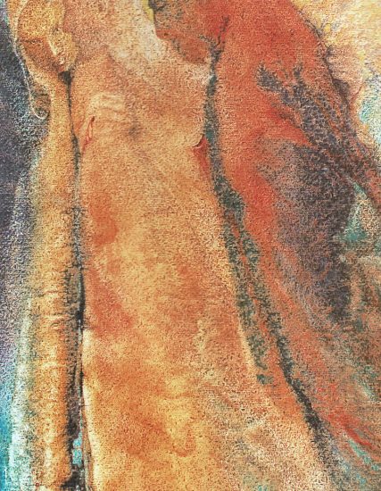 Walk to Emmaus, Frank Wesley from Art in the Christian Tradition. Source: Estate of Frank Wesley